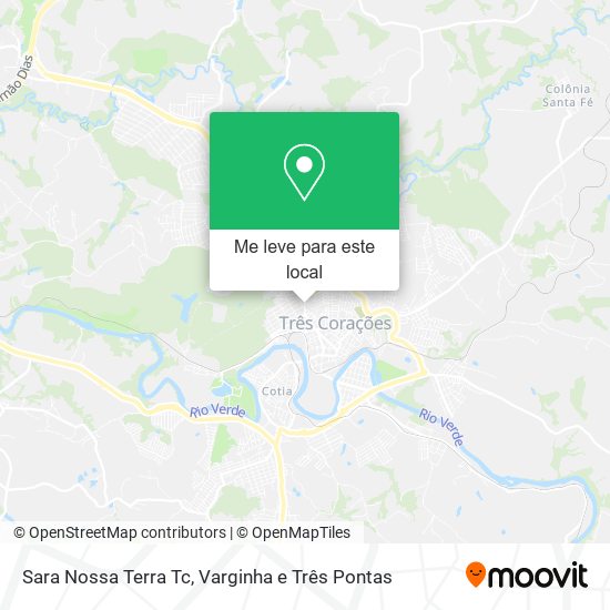 Sara Nossa Terra Tc mapa
