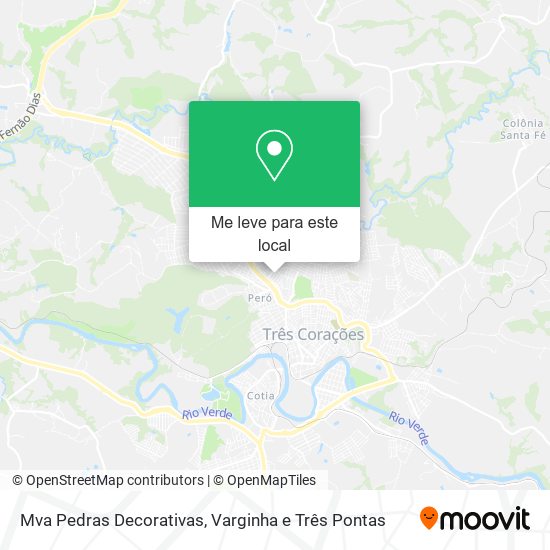 Mva Pedras Decorativas mapa