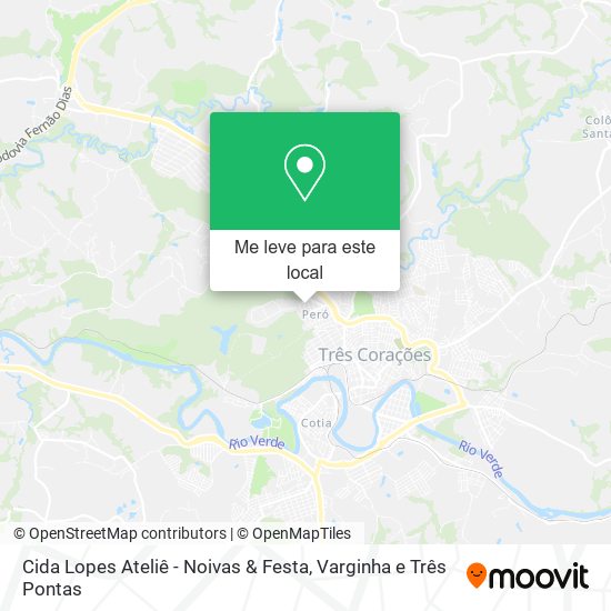 Cida Lopes Ateliê - Noivas & Festa mapa