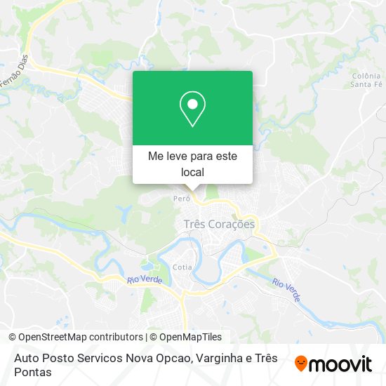 Auto Posto Servicos Nova Opcao mapa
