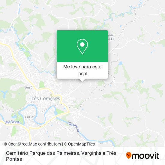 Cemitério Parque das Palmeiras mapa