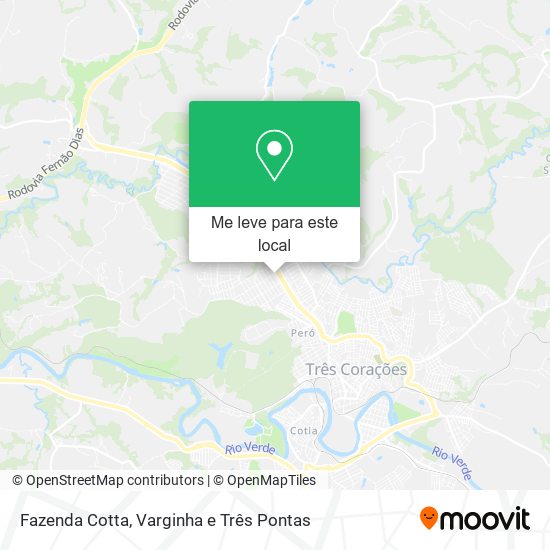 Fazenda Cotta mapa