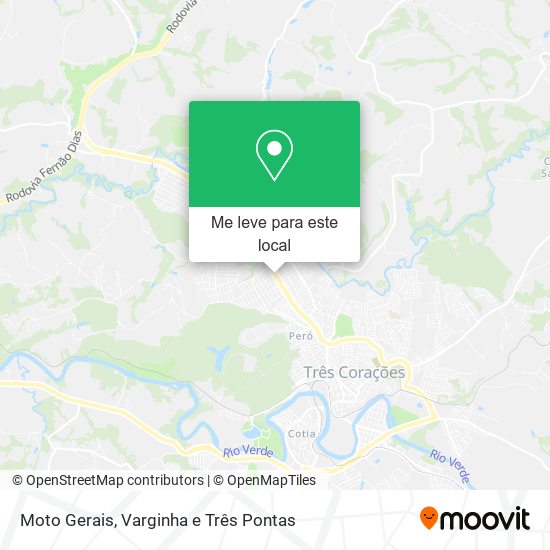 Moto Gerais mapa