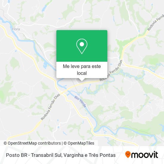 Posto BR - Transabril Sul mapa