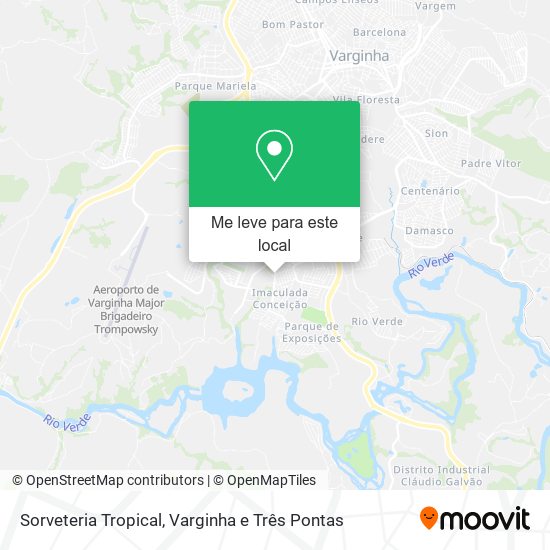 Sorveteria Tropical mapa