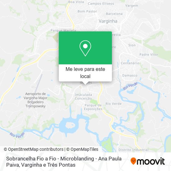 Sobrancelha Fio a Fio - Microblanding - Ana Paula Paiva mapa