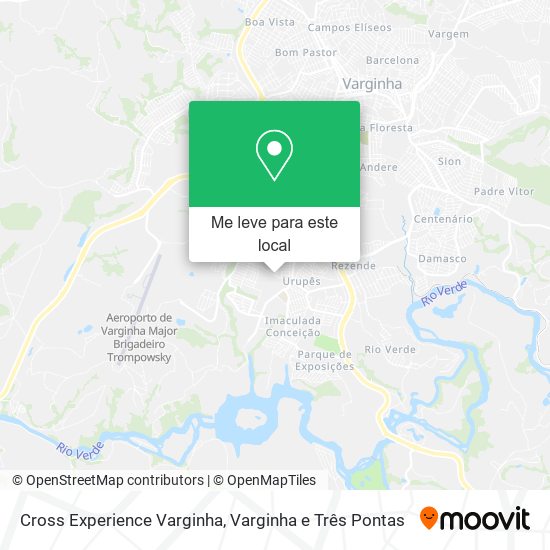Cross Experience Varginha mapa