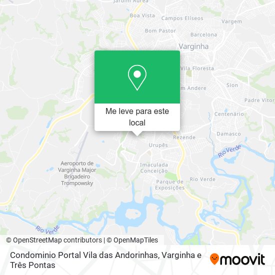 Condominio Portal Vila das Andorinhas mapa