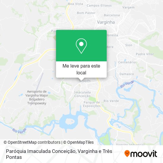 Paróquia Imaculada Conceição mapa