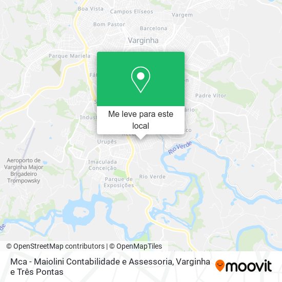 Mca - Maiolini Contabilidade e Assessoria mapa