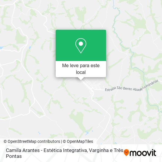 Camila Arantes - Estética Integrativa mapa