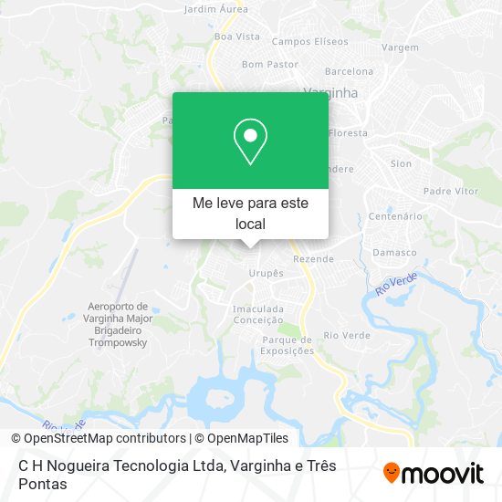 C H Nogueira Tecnologia Ltda mapa