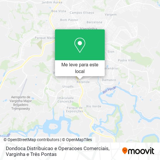 Dondoca Distribuicao e Operacoes Comerciais mapa