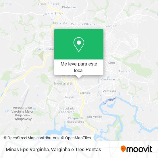 Minas Eps Varginha mapa