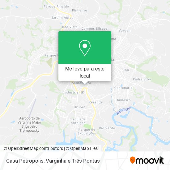 Casa Petropolis mapa