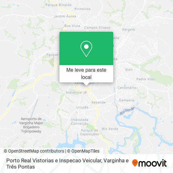 Porto Real Vistorias e Inspecao Veicular mapa