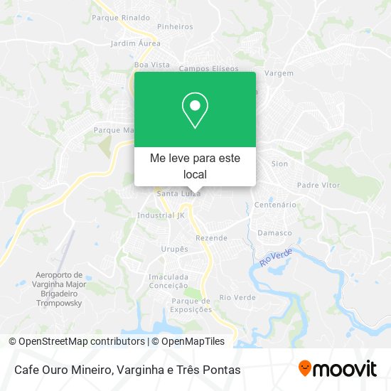Cafe Ouro Mineiro mapa