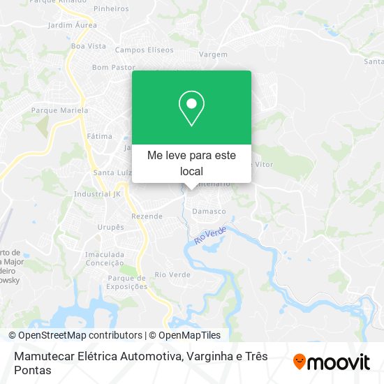 Mamutecar Elétrica Automotiva mapa