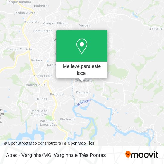 Apac - Varginha/MG mapa