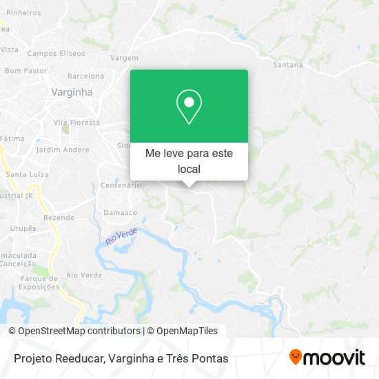 Projeto Reeducar mapa