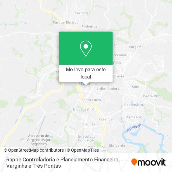 Rappe Controladoria e Planejamento Financeiro mapa