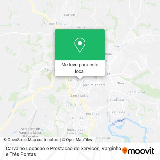 Carvalho Locacao e Prestacao de Servicos mapa