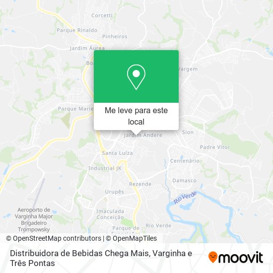 Distribuidora de Bebidas Chega Mais mapa