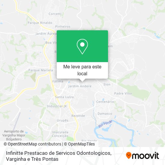 Infinitte Prestacao de Servicos Odontologicos mapa