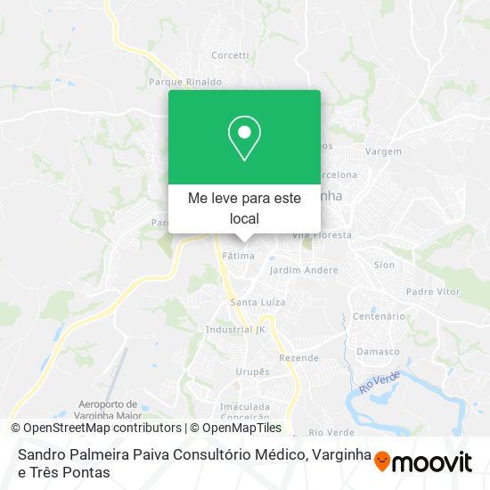 Sandro Palmeira Paiva Consultório Médico mapa