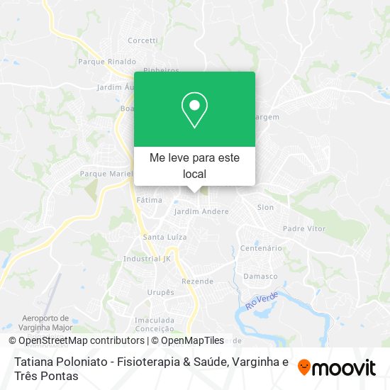 Tatiana Poloniato - Fisioterapia & Saúde mapa