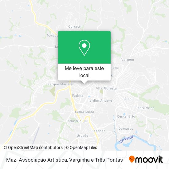 Maz- Associação Artística mapa