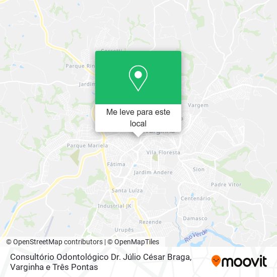 Consultório Odontológico Dr. Júlio César Braga mapa