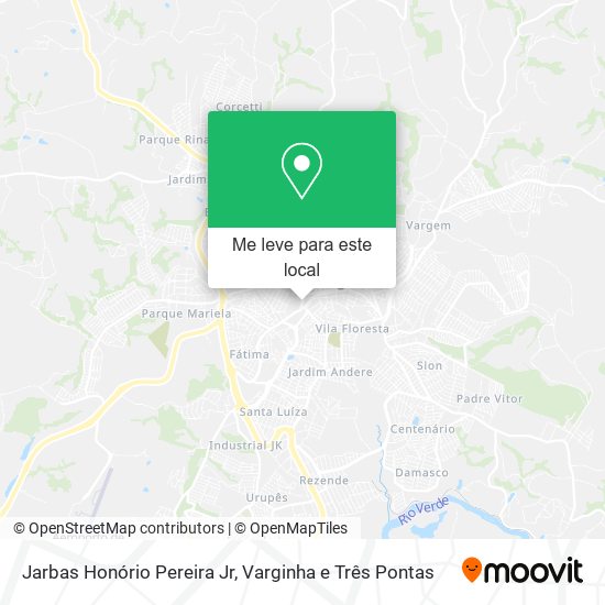 Jarbas Honório Pereira Jr mapa