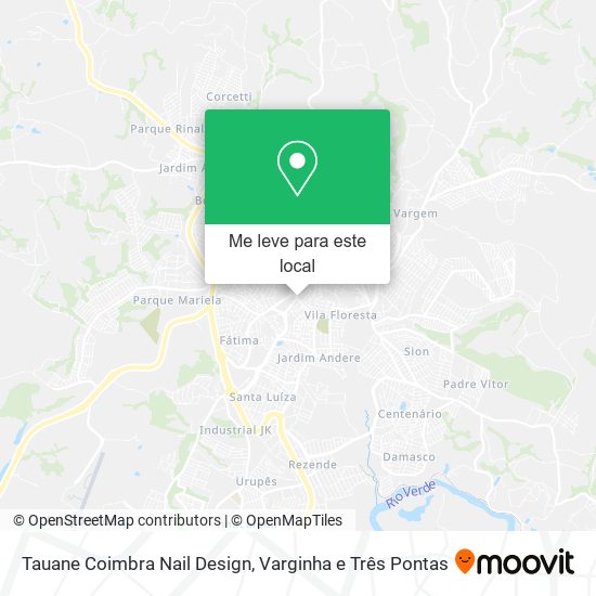 Tauane Coimbra Nail Design mapa