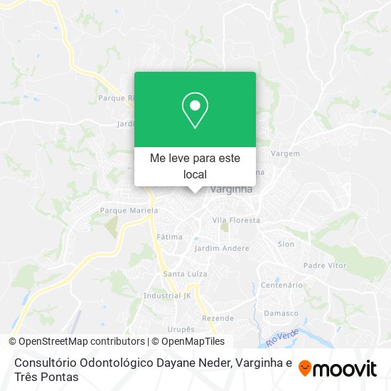 Consultório Odontológico Dayane Neder mapa