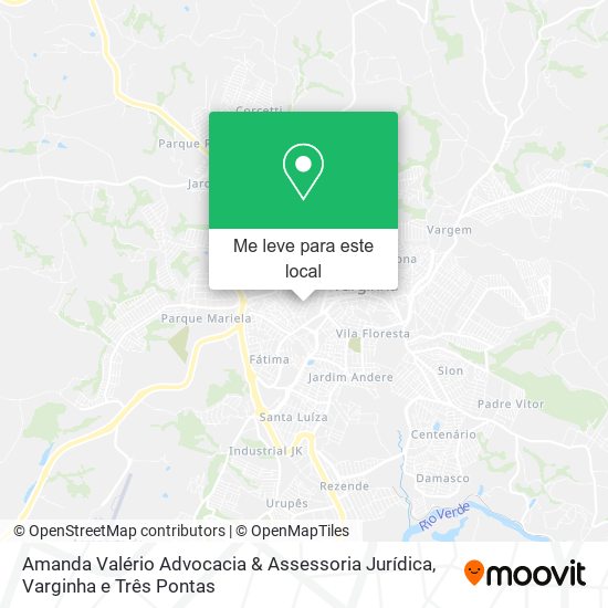 Amanda Valério Advocacia & Assessoria Jurídica mapa