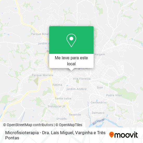 Microfisioterapia - Dra. Laís Miguel mapa