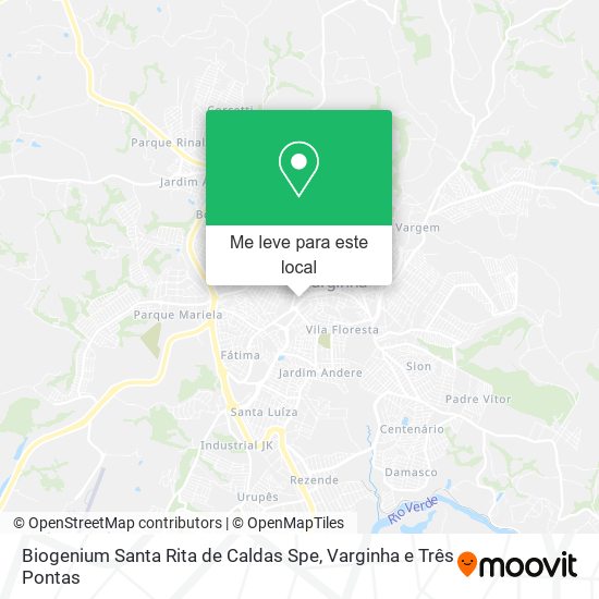 Biogenium Santa Rita de Caldas Spe mapa