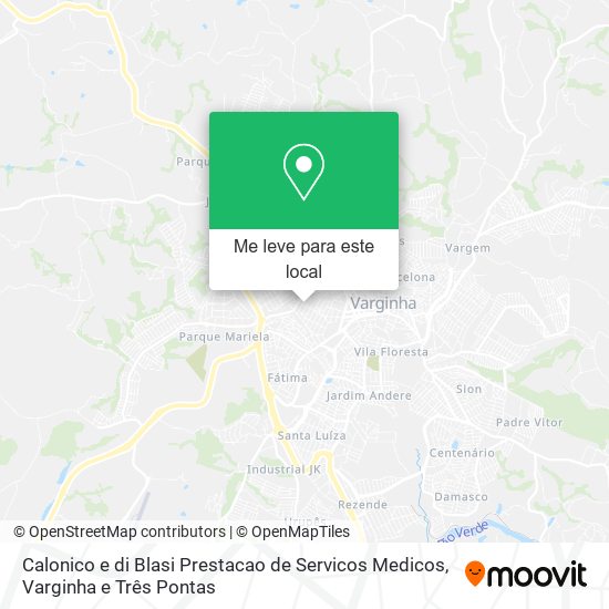 Calonico e di Blasi Prestacao de Servicos Medicos mapa