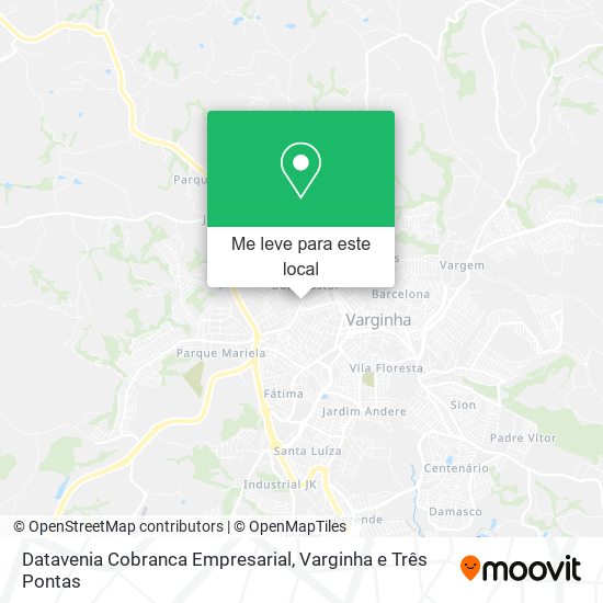 Datavenia Cobranca Empresarial mapa