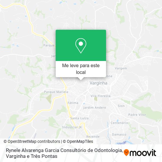 Rynele Alvarenga Garcia Consultório de Odontologia mapa