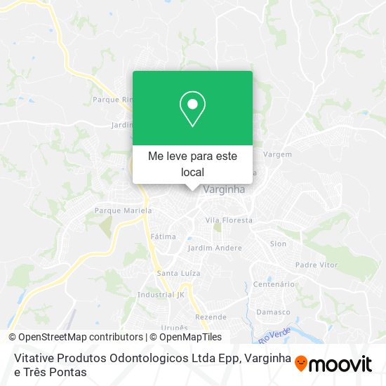 Vitative Produtos Odontologicos Ltda Epp mapa