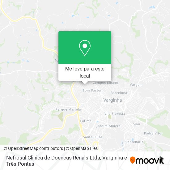 Nefrosul Clinica de Doencas Renais Ltda mapa