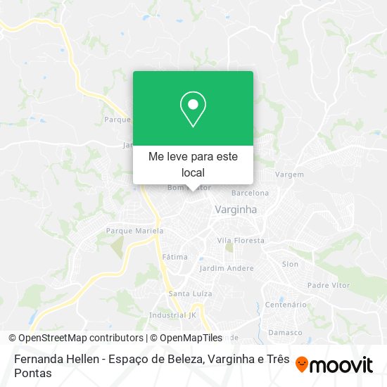 Fernanda Hellen - Espaço de Beleza mapa