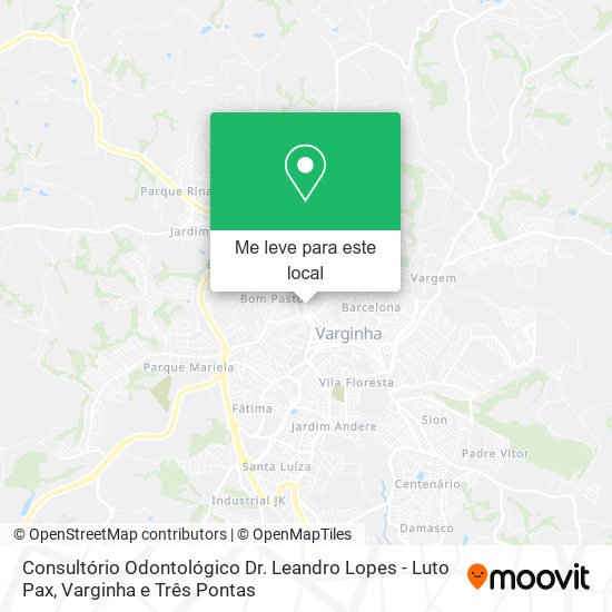 Consultório Odontológico Dr. Leandro Lopes - Luto Pax mapa