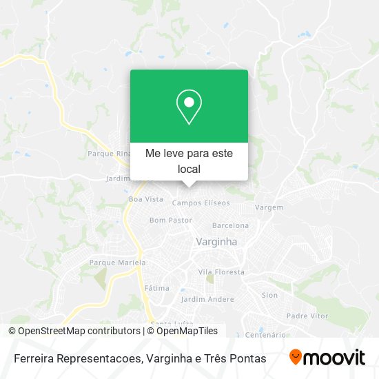 Ferreira Representacoes mapa