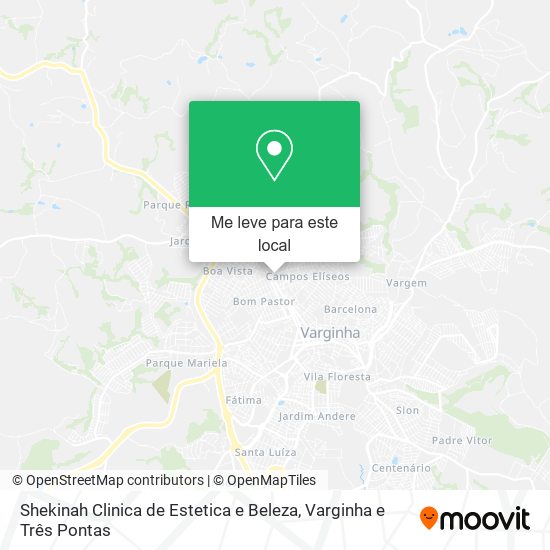 Shekinah Clinica de Estetica e Beleza mapa