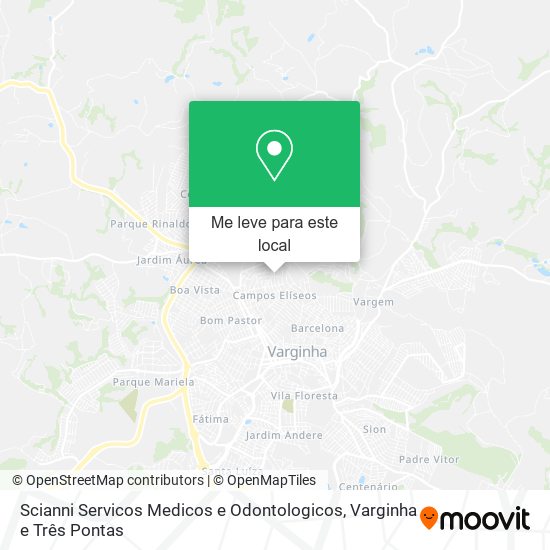 Scianni Servicos Medicos e Odontologicos mapa