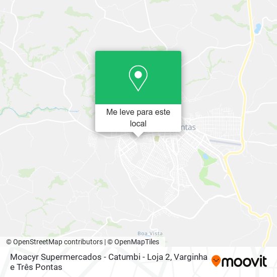 Moacyr Supermercados - Catumbi - Loja 2 mapa