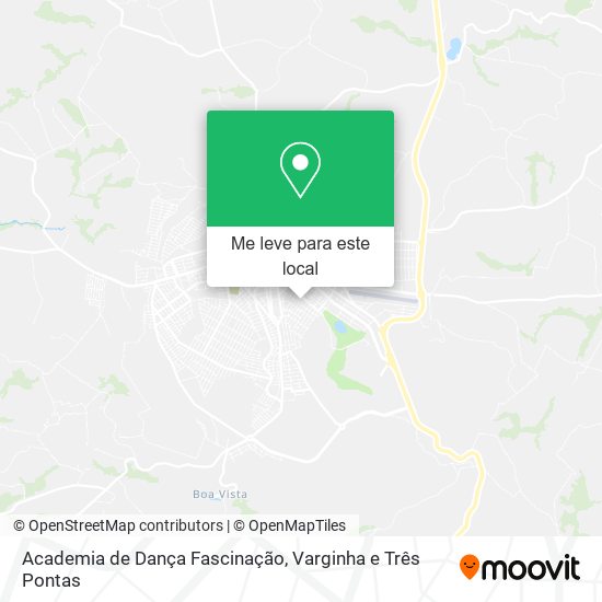 Academia de Dança Fascinação mapa